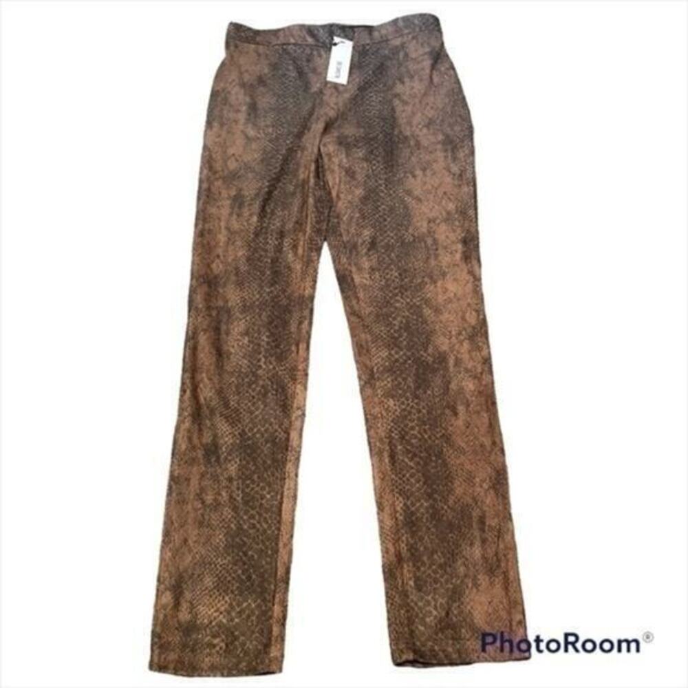 New BB Dakota suede crocodile leggings